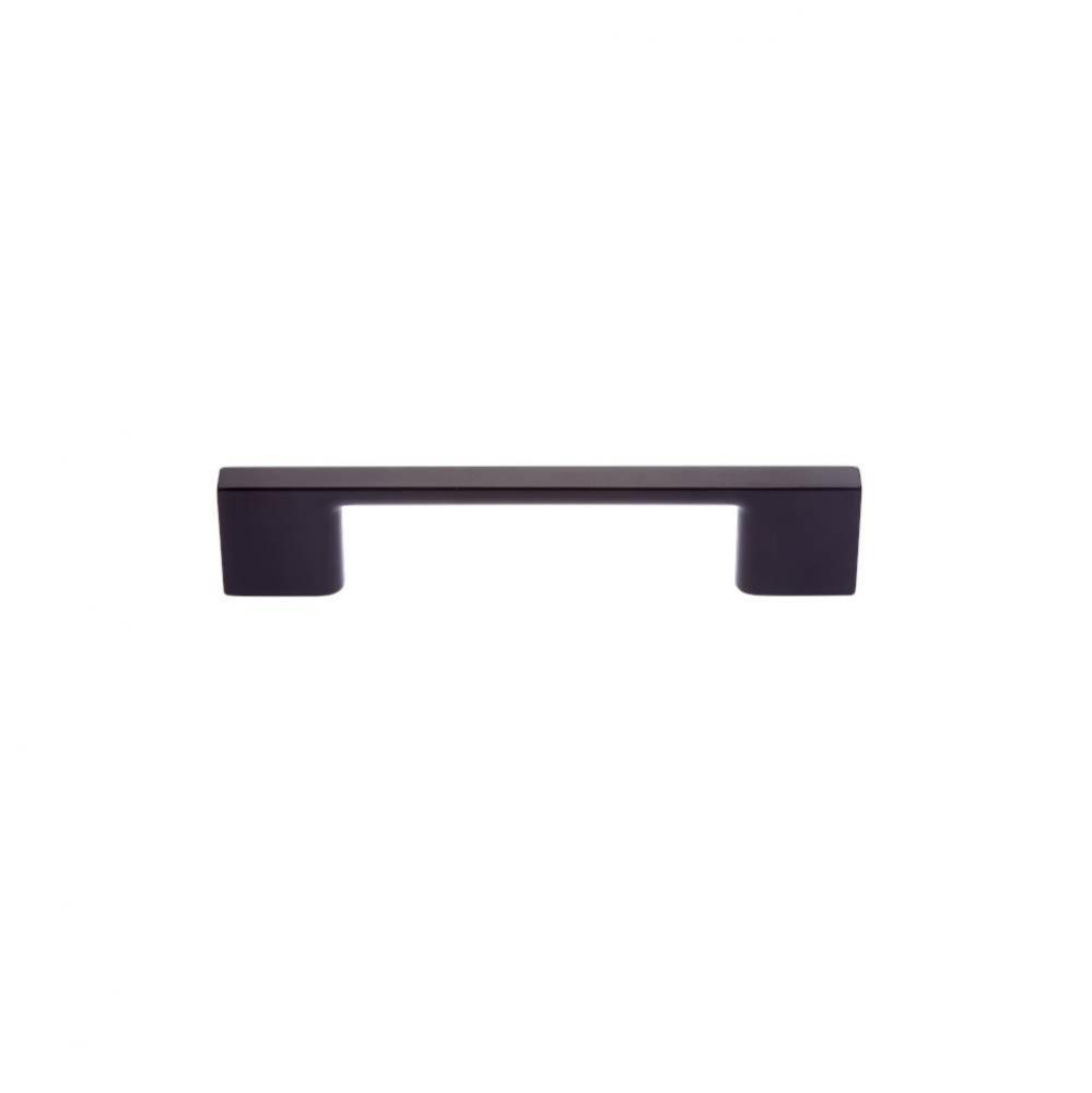 Santorini Collection Matte Black Finish 96 mm c/c (136 mm OA) Thin Profile Contemporary Pull, Comp