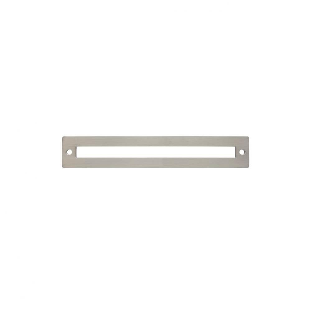 Modplate Collection Satin Nickel Finish 160 mm c/c Squared Backplate, Composition Zamac