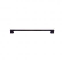 JVJ Hardware 79114 - Santorini Collection Matte Black Finish 256 mm c/c ( mm OA) Thin Profile Contemporary Pull, Compos