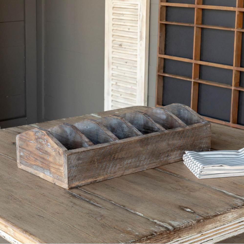 Divided Wooden Display Box No. 21
