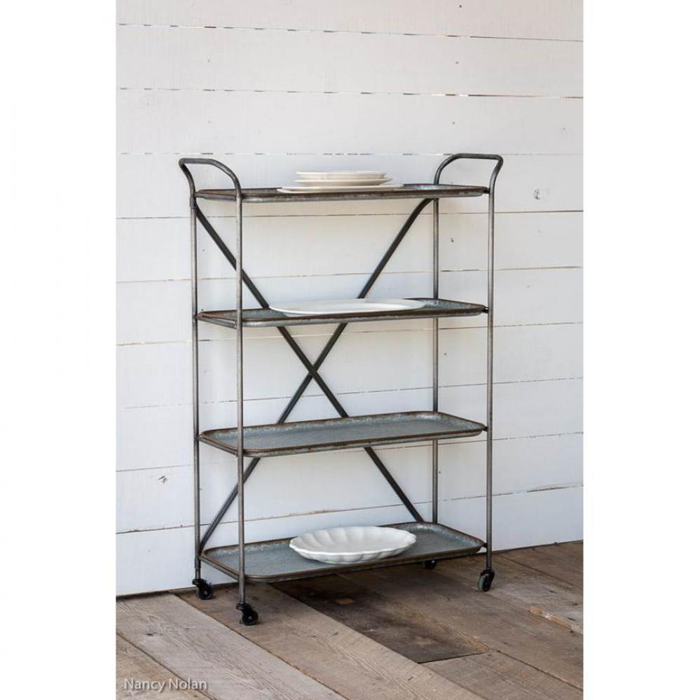 Metal Bakery Cart