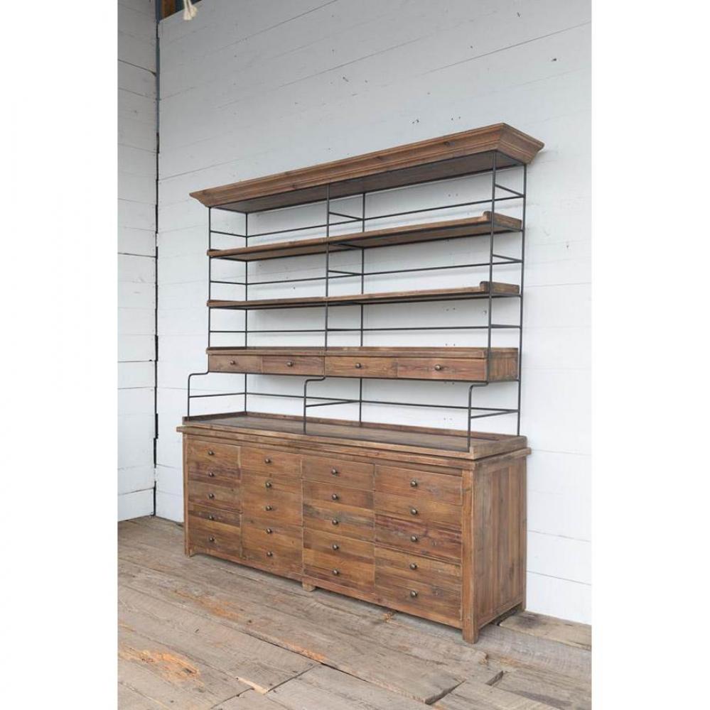 Old Pine Double Bakers Rack