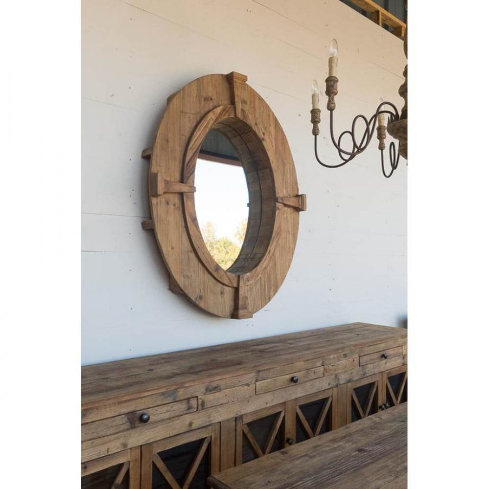 Oval Estate Window Frame Mirror