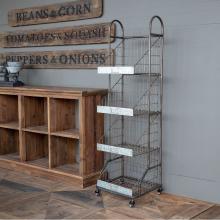 Park Hill EAC90611 - Grocer''S Metal Bread Rack