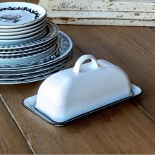 Park Hill EAW90032 - Farmhouse Enamelware Butter Dish