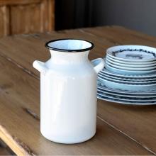 Park Hill EAW90040 - Farmhouse Enamelware Milk Can Vase