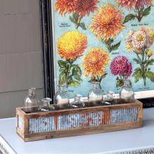 Park Hill ECW90214 - Tin Sided Boxed Bottle Centerpiece