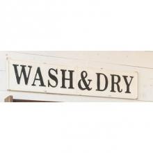 Park Hill EWA80549 - Embossed Metal Wash And Dry Sign