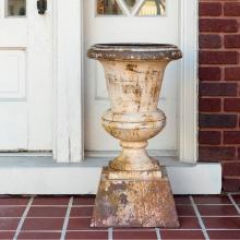 Park Hill ECM80972 - Aged Metal Entry Urn