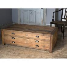 Park Hill EFT81583 - Old Pine Map Drawer Coffee Table