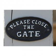 Park Hill EWA82047 - Please Close The Gate Sign