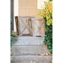 Park Hill ECW82313 - Reclaimed Wood Town And Country Planter, Set Of 2