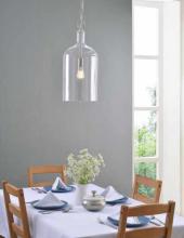 Small Town Home & Decor Items 91830BN - Kenroy - Capri 1 Light Pendant with Gray Finish