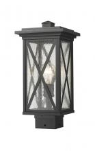 Z-Lite 583PHMS-BK - 1 Light Outdoor Post Mount Fixture