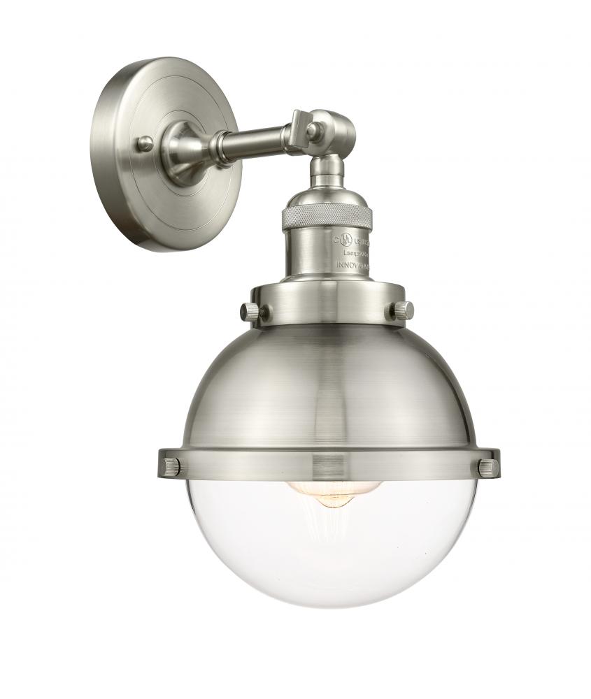 Hampden - 1 Light - 7 inch - Brushed Satin Nickel - Adjustable Sconce