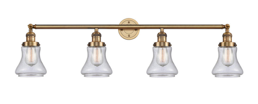 Bellmont - 4 Light - 42 inch - Brushed Brass - Adjustable Bath Vanity Light