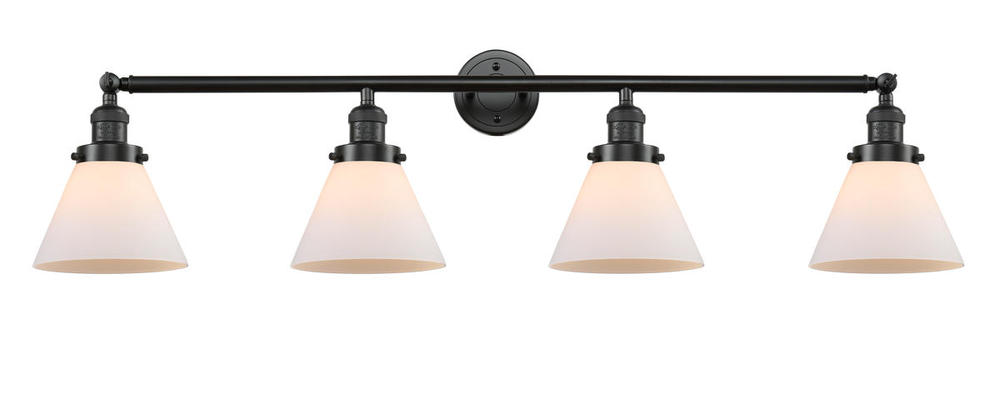 Cone - 4 Light - 44 inch - Oil Rubbed Bronze - Adjustable Bath Vanity Light