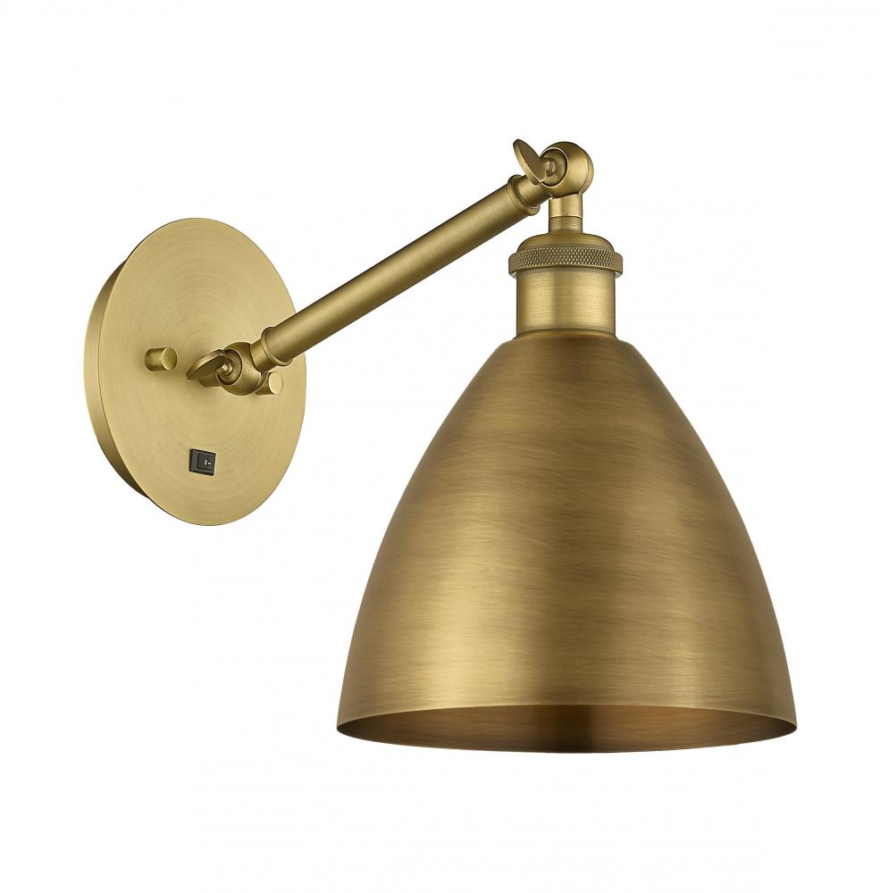 Bristol - 1 Light - 8 inch - Brushed Brass - Adjustable Sconce