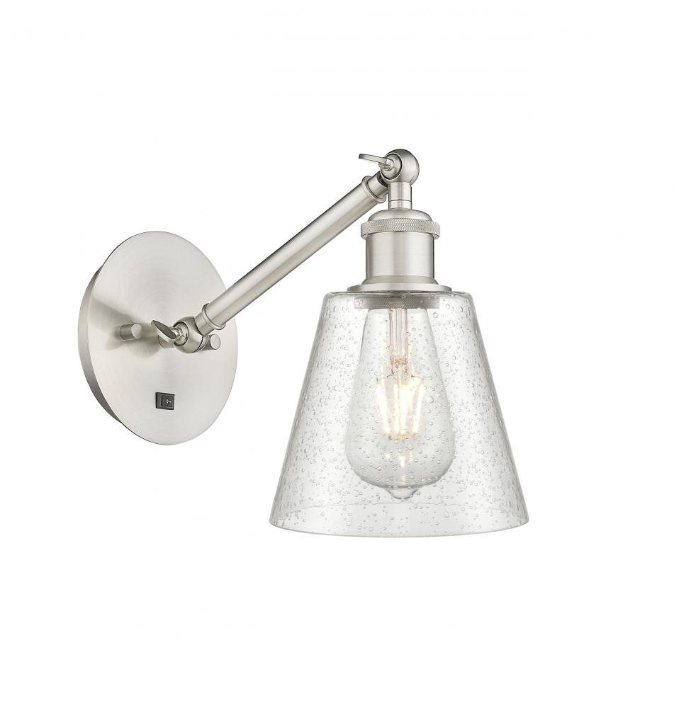 Caton - 1 Light - 5 inch - Brushed Satin Nickel - Adjustable Sconce