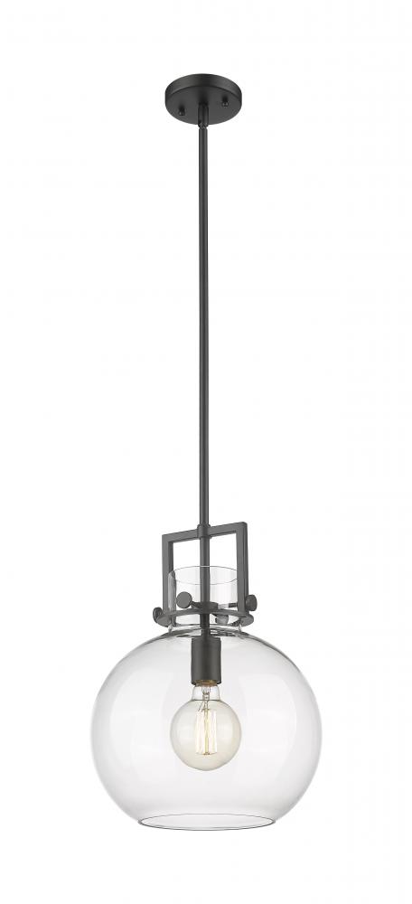 Newton Sphere - 1 Light - 12 inch - Brushed Brass - Mini Pendant