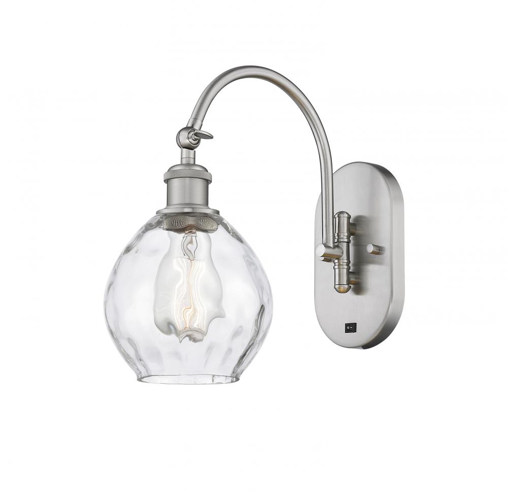 Waverly - 1 Light - 6 inch - Brushed Satin Nickel - Adjustable Swing Arm