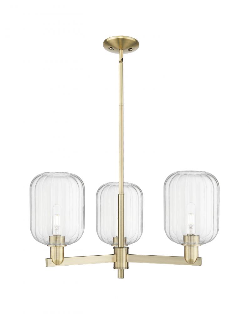 Preston - 3 Light - 18 inch - Black Antique Brass - Flush Mount