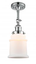 Innovations Lighting 201F-PC-G181-LED - Canton - 1 Light - 6 inch - Polished Chrome - Adjustable Semi-Flush Mount