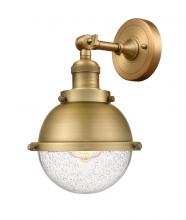 Innovations Lighting 203-BB-HFS-64-BB-LED - Hampden - 1 Light - 7 inch - Brushed Brass - Adjustable Sconce