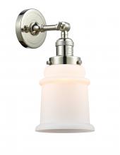 Innovations Lighting 203-PN-G181-LED - Canton - 1 Light - 7 inch - Polished Nickel - Adjustable Sconce