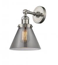Innovations Lighting 203-SN-G43 - Cone - 1 Light - 8 inch - Brushed Satin Nickel - Adjustable Sconce