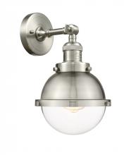 Innovations Lighting 203-SN-HFS-62-SN-LED - Hampden - 1 Light - 7 inch - Brushed Satin Nickel - Adjustable Sconce