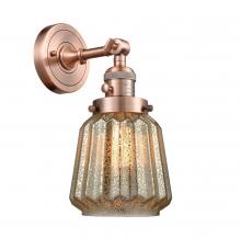 Innovations Lighting 203SW-AC-G146 - Chatham - 1 Light - 7 inch - Antique Copper - Adjustable Sconce