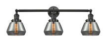 Innovations Lighting 205-BK-G173 - Fulton - 3 Light - 30 inch - Matte Black - Bath Vanity Light