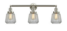 Innovations Lighting 205-SN-G142-LED - Chatham - 3 Light - 30 inch - Brushed Satin Nickel - Bath Vanity Light