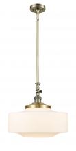 Innovations Lighting 206-AB-G691-16-LED - Bridgeton - 1 Light - 16 inch - Antique Brass - Stem Hung - Adjustable Mini Pendant