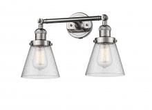 Innovations Lighting 208-PN-G64-LED - Cone - 2 Light - 16 inch - Polished Nickel - Adjustable Bath Vanity Light