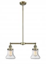 Innovations Lighting 209-AB-G194 - Bellmont - 2 Light - 21 inch - Antique Brass - Stem Hung - Adjustable Island Light
