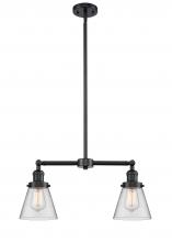 Innovations Lighting 209-OB-G62-LED - Cone - 2 Light - 21 inch - Oil Rubbed Bronze - Stem Hung - Adjustable Island Light