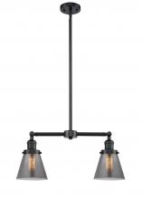 Innovations Lighting 209-OB-G63-LED - Cone - 2 Light - 21 inch - Oil Rubbed Bronze - Stem Hung - Adjustable Island Light