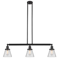 Innovations Lighting 213-OB-G62-LED - Cone - 3 Light - 39 inch - Oil Rubbed Bronze - Stem Hung - Adjustable Island Light