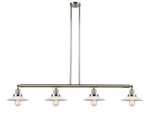 Innovations Lighting 214-PN-G1-LED - Halophane - 4 Light - 53 inch - Polished Nickel - Stem Hung - Adjustable Island Light