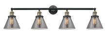 Innovations Lighting 215-BAB-G43 - Cone - 4 Light - 44 inch - Black Antique Brass - Adjustable Bath Vanity Light