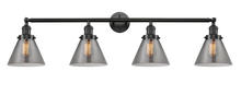 Innovations Lighting 215-OB-G43 - Cone - 4 Light - 44 inch - Oil Rubbed Bronze - Adjustable Bath Vanity Light