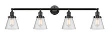 Innovations Lighting 215-OB-G64-LED - Cone - 4 Light - 42 inch - Oil Rubbed Bronze - Adjustable Bath Vanity Light