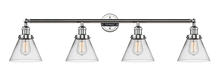 Innovations Lighting 215-PC-G42-LED - Cone - 4 Light - 44 inch - Polished Chrome - Adjustable Bath Vanity Light