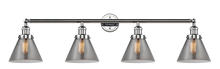 Innovations Lighting 215-PC-G43 - Cone - 4 Light - 44 inch - Polished Chrome - Adjustable Bath Vanity Light