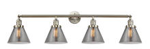 Innovations Lighting 215-SN-G43 - Cone - 4 Light - 44 inch - Brushed Satin Nickel - Adjustable Bath Vanity Light