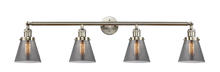 Innovations Lighting 215-SN-G63 - Cone - 4 Light - 42 inch - Brushed Satin Nickel - Adjustable Bath Vanity Light