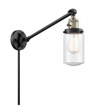 Innovations Lighting 237-BAB-G314-LED - Dover - 1 Light - 5 inch - Black Antique Brass -Adjustable Swing Arm