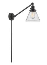 Innovations Lighting 237-OB-G44-LED - Cone - 1 Light - 8 inch - Oil Rubbed Bronze -Adjustable Swing Arm